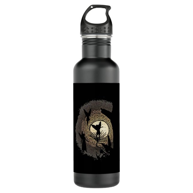 Garrafa Fadas na fantasia do luar (Frente)