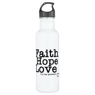 Garrafa Faith Hope Love Bottle