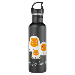 Garrafa Família irritada Macacos design T-Shirt Bath Mat