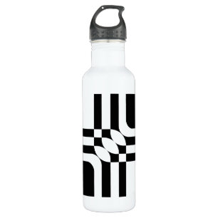 Garrafa Fantasia negra e branca