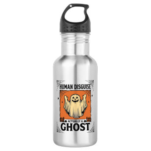 Garrafa Fantasma de Fantasia Humana Humor Vintage de Hallo