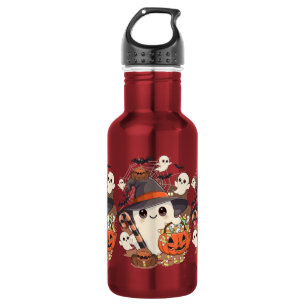 Garrafa Fantasma de Halloween Fofo no Estilo Kawaii
