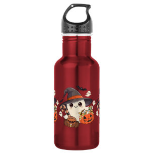 Garrafa Fantasma de Halloween Fofo no Estilo Kawaii