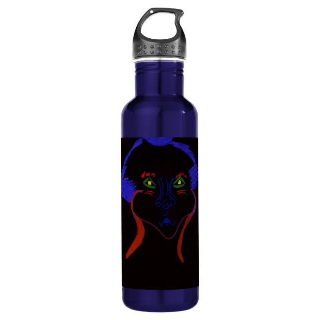 Garrafa Fantasy Character Art Stainless Steel Water Bottle (Frente)