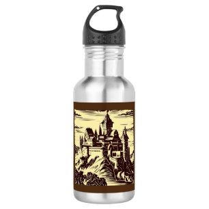 Garrafa Fantasy Medieval Castle - Woodcut 2