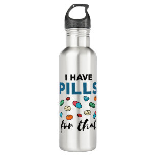 Garrafa Farmacêutica Pharmacy Tech, tenho comprimidos para