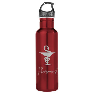 Garrafa Farmacêutica Red Stainless Steel Water Bottle