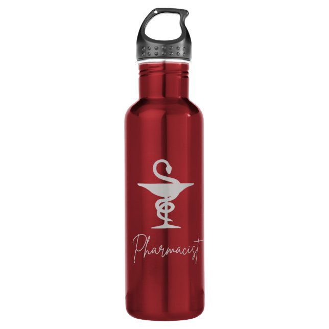 Garrafa Farmacêutica Red Stainless Steel Water Bottle (Frente)