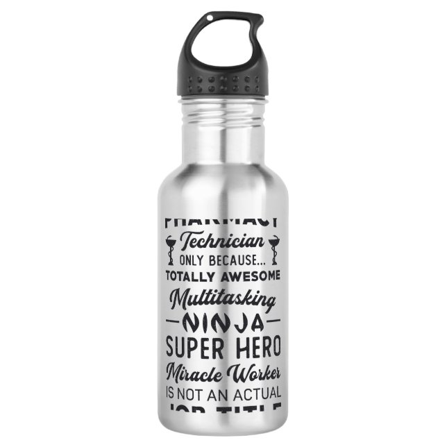 Garrafa Farmacêutico de Medicina Hero Tech Technician (Frente)