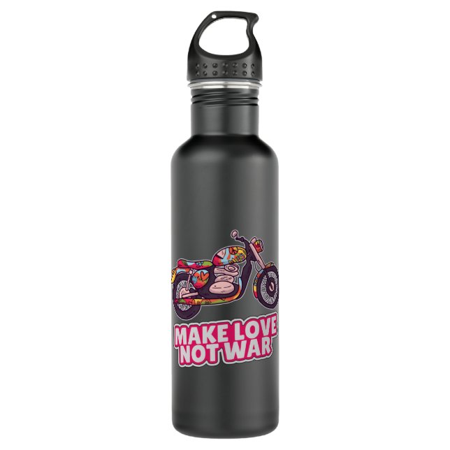 Garrafa Fazer amor não guerra (Frente)