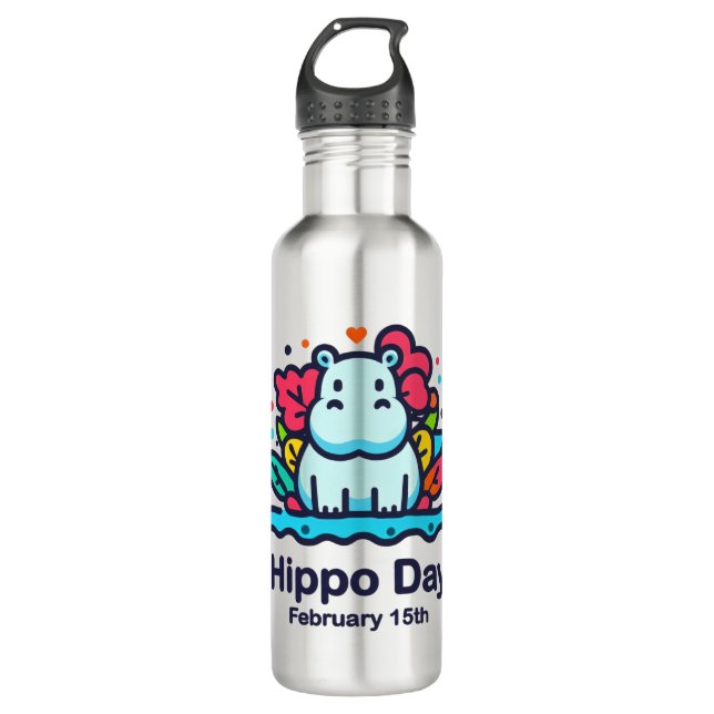 Garrafa Feb 15 Hippo Day (Frente)