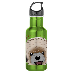 Garrafa Feliz Amante do Cão Shih Tzu Eu Au Au Você Patas