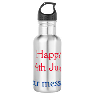 Garrafa Feliz dia 4 de julho da independência adicione o n