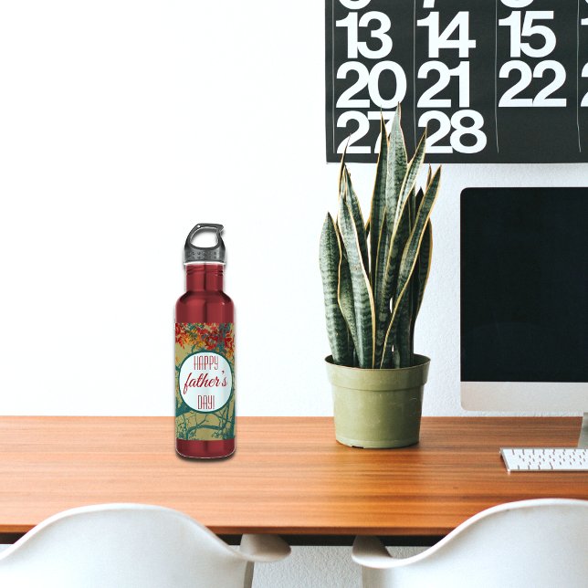 Garrafa Feliz Dia do Pai! O valor inestimável das árvores (Criador carregado)