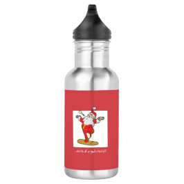 Garrafa Feliz exercício de Malhação Natal com Papais noeis