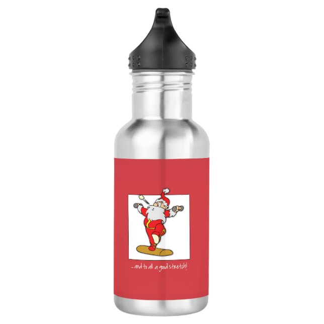 Garrafa Feliz exercício de Malhação Natal com Papais noeis (Direita)