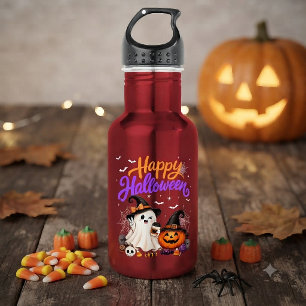 Garrafa Feliz Halloween Fantasma Fofo Abóbora Assustador