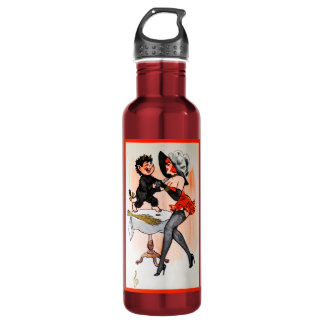 Garrafa Feliz Krampus com Natais vintages de Temptress