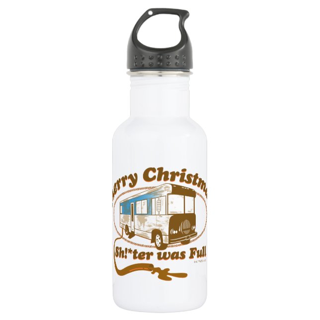 Garrafa Feliz Natal Sh!*ter era Cheio (Frente)