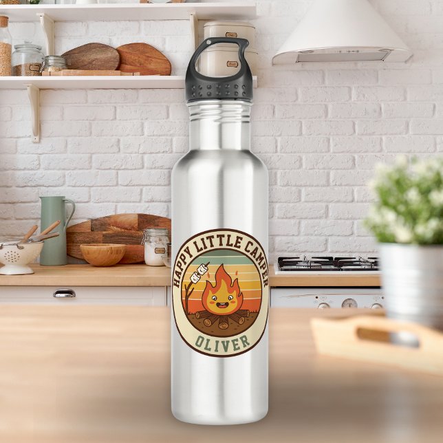 Garrafa Feliz Pequeno Acampador (Criador carregado)