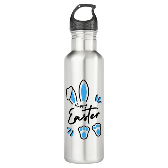 Garrafa Felz pascoa azul (Frente)