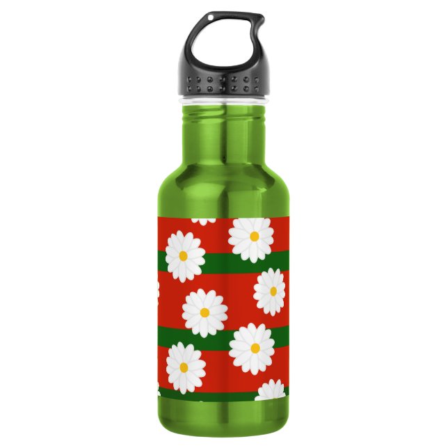 Garrafa Férias de Natal Feliz, Vermelho-margarida (Frente)