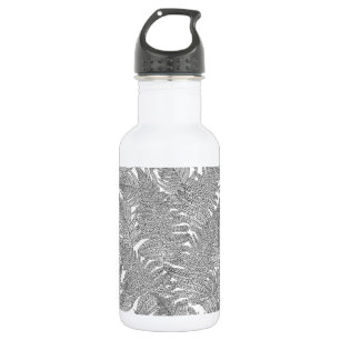 Garrafa Fern em preto e branco