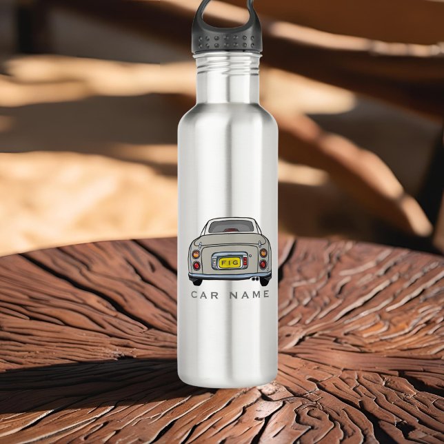 Garrafa Figarations Topaz Mist Figaro Car Name Monogram (You can add your car name (or yours) and your initials to this really useful water bottle. )
