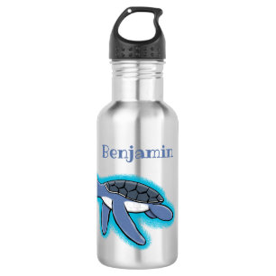 Garrafa Figura de desenho animado de tartaruga-do-mar