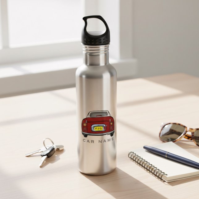 Garrafa Figuras Vermelho Figuro Fígaro Nome do Carro Monog (Stay refreshed all day with this cute red Figaro water bottle. )