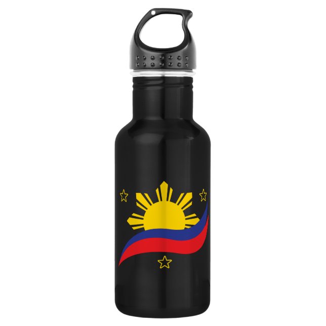 Garrafa Filipinas: Filipino Pinoy Flag (Frente)