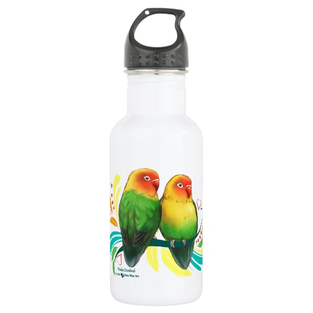 Garrafa Fischer Lovebird (Frente)