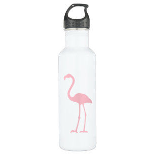 Garrafa Flamingo Preto e Rosa