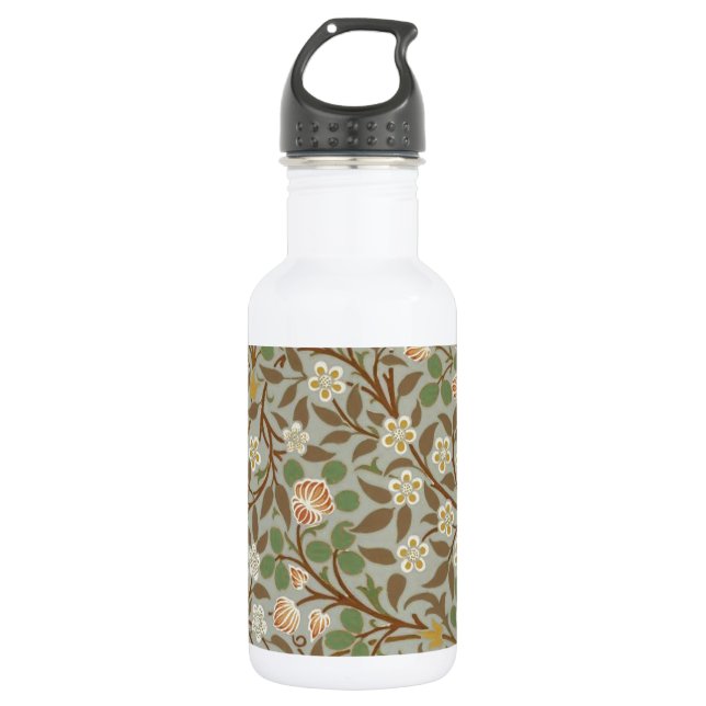 Garrafa Flor de Botânica Trevo de William Morris (Frente)