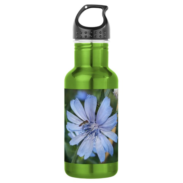 Garrafa Flor Radicchio Azul (Frente)