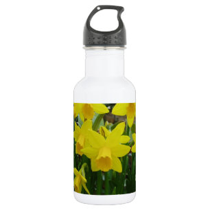 Garrafa Floral amarelo