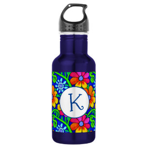 Garrafa Floral Bonito Personalizado