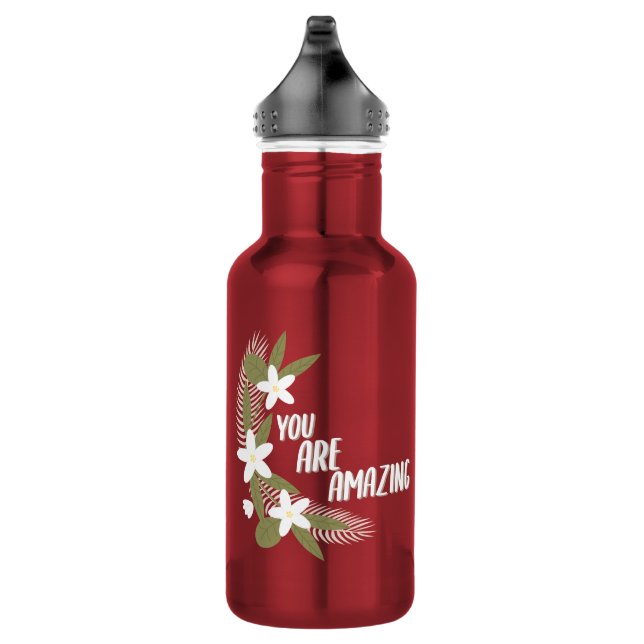 Garrafa Floral Você é incrível (Direita)
