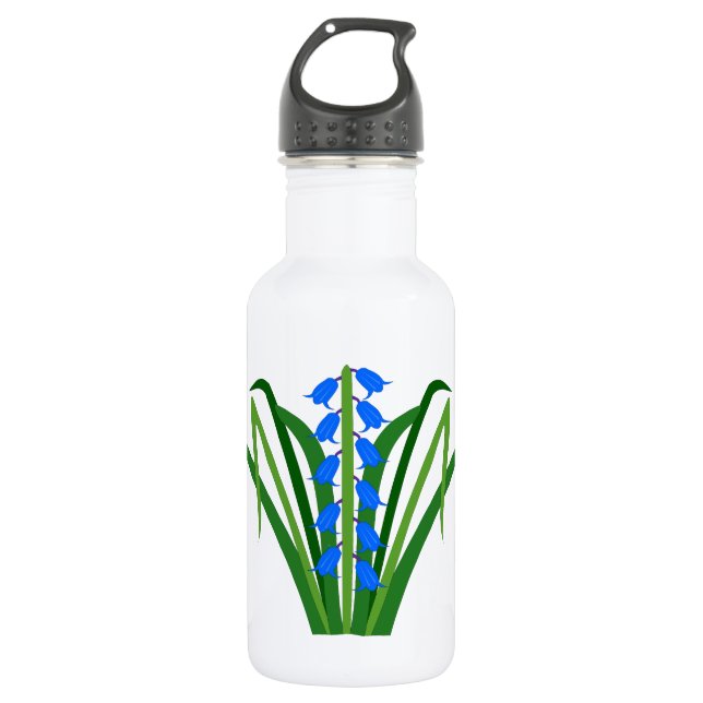 Garrafa Flores Bluebell Baby Menino Primavera (Frente)