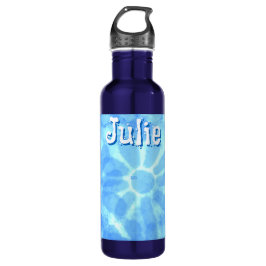 Garrafa Flores de Disias Florais Azuis Variegadas Personal