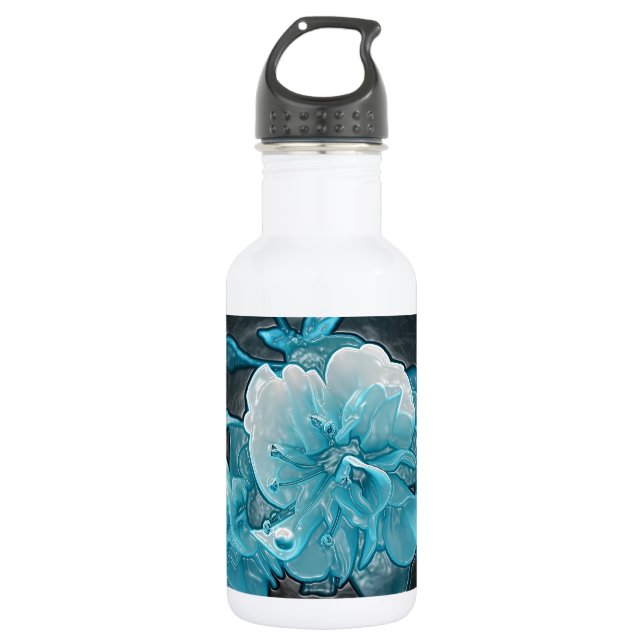 Garrafa Flores de porcelana de fúcsia (Frente)