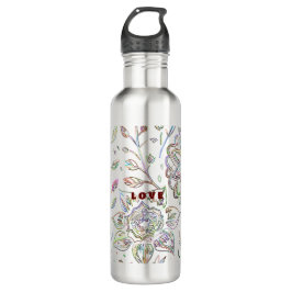 Garrafa Flores Esboçadas