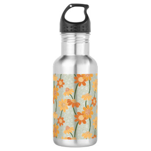 Garrafa Flores retrorreflectoras bonito mudas na década de