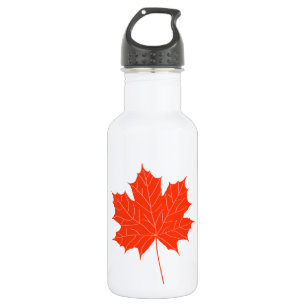 Garrafa Folha de carapaça vermelha