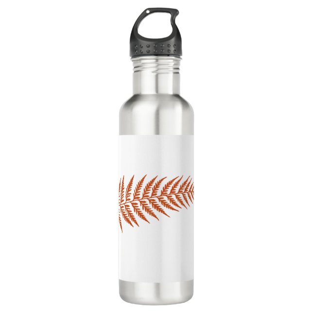 Garrafa Folha de Fern Australiana Pressionada - Correspond (Frente)