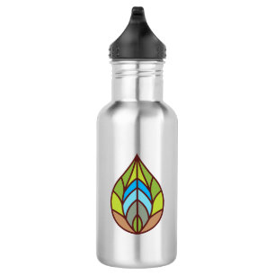 Garrafa Folha de Vidro Pintado Personalizada Eco