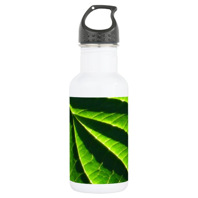 Garrafa Folha verde legal (Frente)