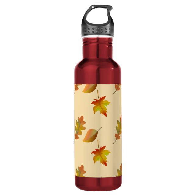 Garrafa Folhas de carvalho de carvalho (Frente)