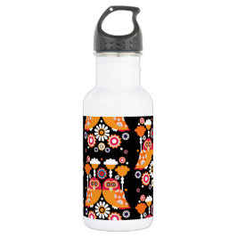 Garrafa Folk Art Owl