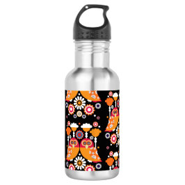 Garrafa Folk Art Owl